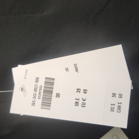 Social Tourist Faux Leather Scalloped Edge Mini Black NWT 00/w24 Ultra High Rise - Picture 5 of 9